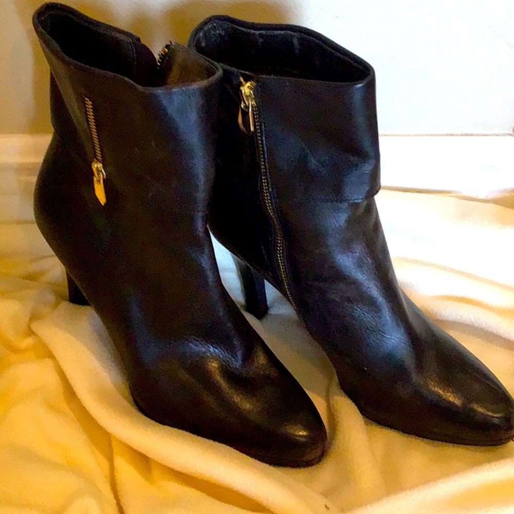 Tahari Black Ankle Boots